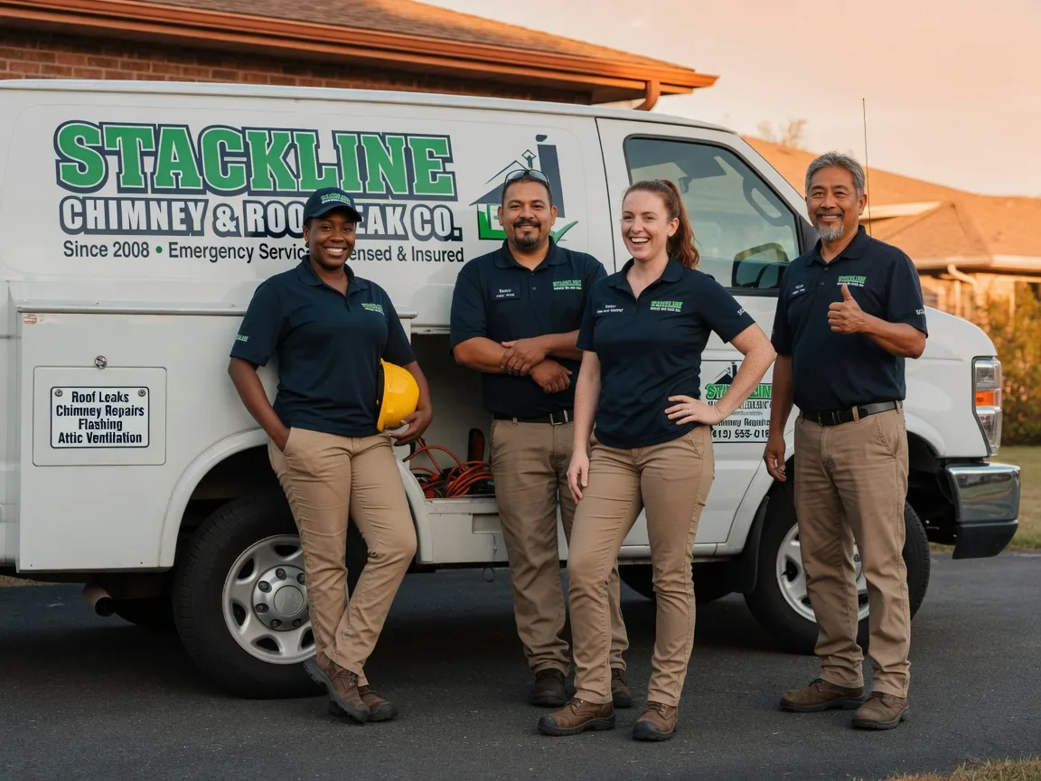 Chimney flashing repair company in Davis, IL